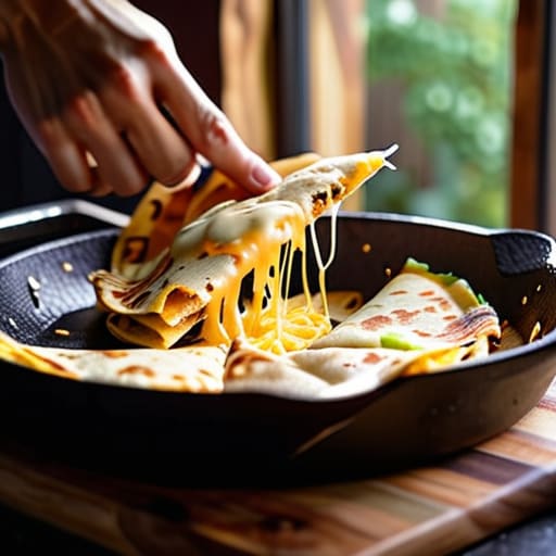 Making The "I Can't Even" Quesadilla.