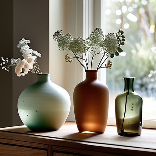 The Thrifted Glassware Glow-Up with eucalyptus.