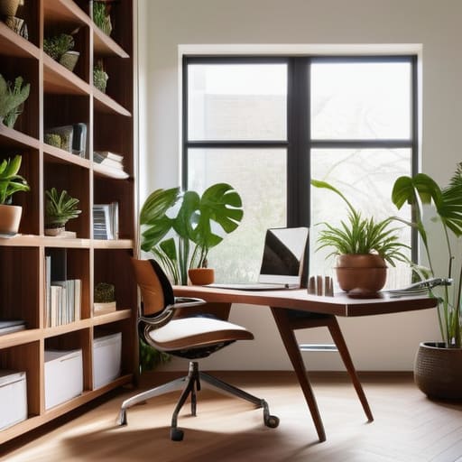 Inspiring home office setup ideas for productivity.