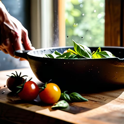 Learning how to cook without a recipe.