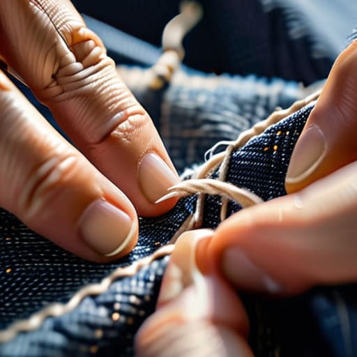 Learn how to mend clothes easily.