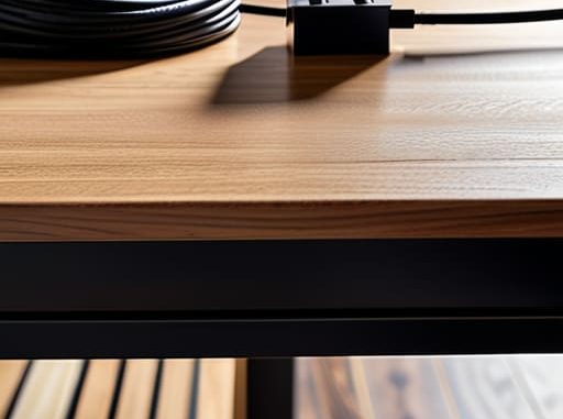 Cable management DIY for organizing cords.