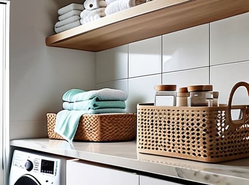 Effective laundry room organization storage solutions.
